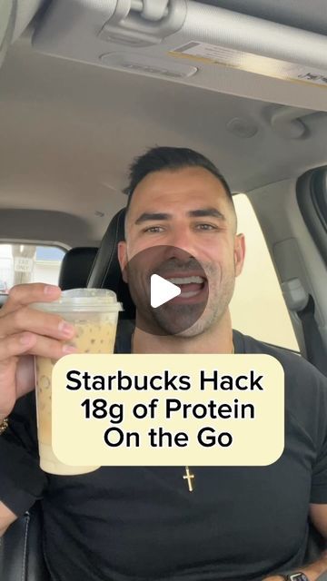 Brady Malone | Edit: I realize after making the video that I wasn’t charged for the protein drink. Win for me 🤷🏽‍♂️. The espresso is $3.19, protein is... | Instagram High Protein Starbucks Food, Starbucks Protein Drink Iced Coffee, Protein Coffee Starbucks, High Protein Starbucks Drinks, Protein Starbucks Drinks, Starbucks Protein Drink, Premier Protein Coffee Recipes, Healthy Starbucks Orders, Starbucks Tips