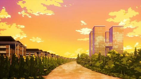 Anime Screencaps, Scene Background, Anime City, Scenery Background, Fantasy Places, Anime Couples Manga, Environment Concept Art, Anime Scenery Wallpaper, Boku No Hero