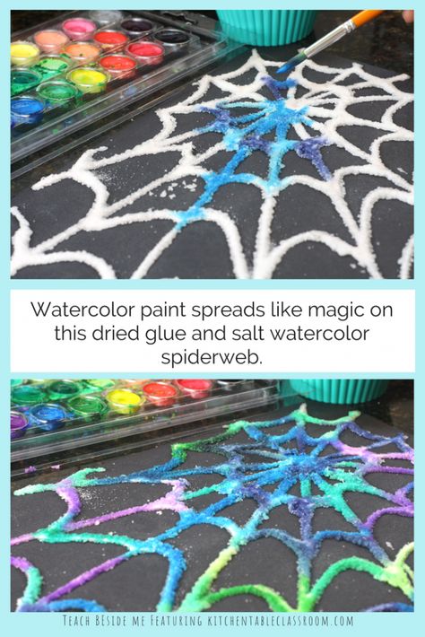 Spiderweb Craft, Bricolage Halloween, Halloween Crafts For Toddlers, October Crafts, Fun Halloween Crafts, Halloween Arts And Crafts, Halloween Preschool, Daycare Crafts, Fall Crafts For Kids