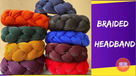 Braided Headband Diy, Braided Headbands, Sewing Headbands, Trendy Headbands, Latest African Men Fashion, Headband Tutorial, Diy Braids, Traditional Wedding Decor, African Fashion Traditional