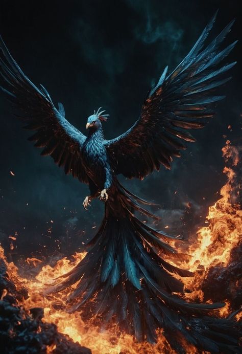 Black Phoenix Art, Dark Phoenix Art, Quiver Design, Real Phoenix Bird, Fenix Bird, Phoenix Rising From Ashes, Flying Phoenix Tattoo, Phoenix Aesthetic, Most Beautiful Tattoos