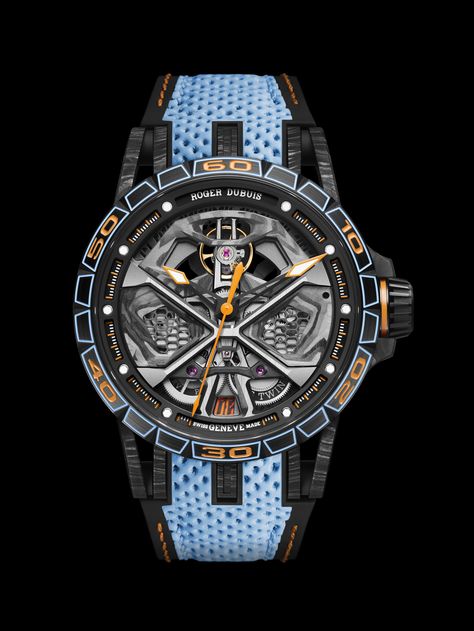 Roger Dubuis Excalibur, Roger Dubuis, Fine Watches, Watch Box, Luxury Watches For Men, Black Steel, Sport Watches, Watches Jewelry, Casio Watch