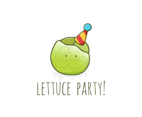 Love puns? Check out our punny artwork! #Pun #Puns #Punny #Funny #Happy #Cute #Sweet #Fun #Humor #PickupLine #Jokes #DadJokes #Cheesy #Corny #LettuceParty #LetUsParty #Lettuce #Food #Vegetable #LeafyGreens #Healthy #Greens #Party #Celebration #Gathering #Socalizing #HangOut #Drinking #HavingFun #Fun #FunAndGames #FoodPuns #PunnyFoods #PlayOnWords #Wordplay #Novelty #CutePunArt #PunnyArtwork #Myndfart Encourage Mint, Healthy Greens, Punny Puns, Round The World Trip, Cheesy Jokes, Love Puns, Cute Puns, Food Puns, Funny Happy