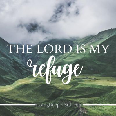 The Lord is My Refuge The Lord Is My Refuge, Safe In His Arms, Book Of Psalms, Quotes Prayer, Childhood Home, Troubled Times, Psalm 91, Bible Quotes Prayer, Barbed Wire