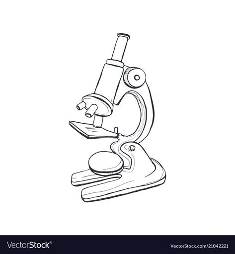 Microscope Sketch, Microscope Drawing, Drawing Exercises, Medical Illustration, Dark Photography, High Res, Png Images, Peace Gesture, Labor