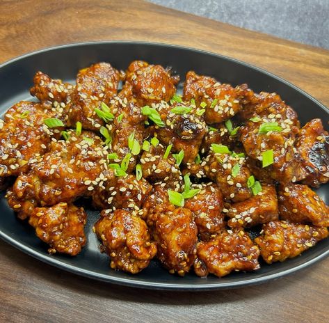 Korean fried chicken🍗 (Dakgangjeong) . . . #koreanfriedchicken #friedchicken #koreanfood #koreanchicken #koreanchickenwings #koreanfriedchicken🍗 #koreanstreetfood #dakgangjeong #dakgangjeongchicken #friedchickenrecipe #loveujeev #bouffageinmyway #sweetandtangywings . . . Korean fried chicken, fried chicken recipe, Korean fried chicken recipe, Korean food recipes, Korean street food, Korean food, chicken recipes. Korean Food Chicken, Recipe Korean Food, Food Recipes Korean, Chicken Fried Chicken Recipe, Korean Fried Chicken Recipe, Food Chicken Recipes, Recipe Korean, Chicken Fried Chicken, Recipes Korean