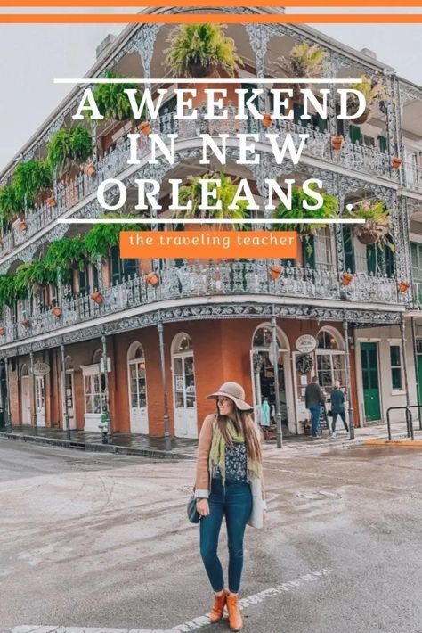 Experience the magic of New Orleans in just two days. From lively nightlife to delicious cuisine, this city has something for everyone. Weekend In New Orleans, Southern Usa, Louisiana Travel, Usa Destinations, Traveling Teacher, Fun City, Travel America, American Frontier, Weekend Itinerary