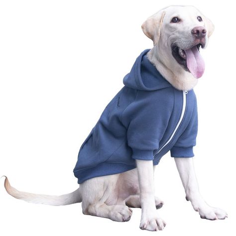 ARUNNERS Dog Hoodies Clothes for Large Pet Dogs Boys and Girls Golden Retriever Clothes, Zip Up Sweaters, Boy Dog Clothes, Labrador Golden Retriever, Dogs Labrador, Big Dog Clothes, Saint Bernard (dog), Large Dog Clothes, Dog Clothes Patterns