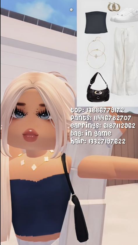 Fete Emo, Rich Outfits, Bloxburg Outfits, Blocksburg Outfit Codes￼, Clothing Codes, Bloxburg Decals Codes Aesthetic, Code Clothing, Pic Code, Roblox Code