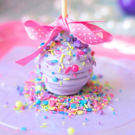 Cake Pop Selling, Shipping Cake Pops, Disneyland Cake Pops, Pastel Color Cake Pops, Fancy Cake Pops, Bath And Body Works Confetti Cake Pop, Spa Cake, Apple Pop, Candyland Cake