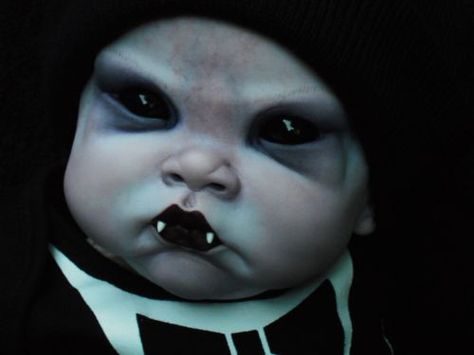 Evil Baby, Baby Vampire, Real Mermaid, Creepy Baby Dolls, Horror Dolls, Fantasy Dolls, Gothic Baby, Halloween Dolls, Dolls Art