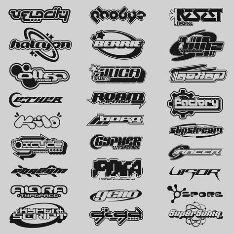 Net Aesthetic, Word Doodles, Gfx Design, Desain Buklet, Futuristic Fonts, Text Logo Design, Texture Graphic Design, Aesthetic Fonts, Graffiti Font