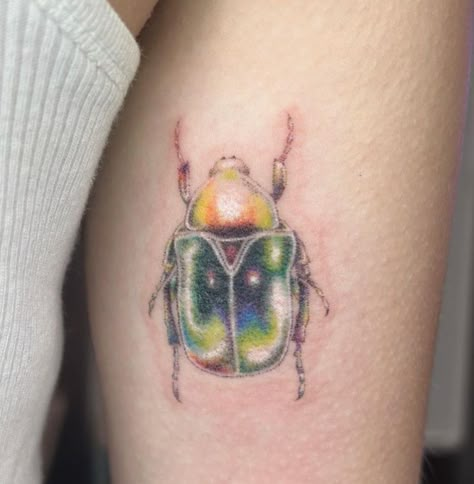 Hand poke tat artist in NYC Tattoo Beetle, Back Of Ankle Tattoo, Ant Tattoo, Full Hand Tattoo, Beetle Tattoo, Ankle Tat, Armband Tattoos, Ankle Tattoos For Women, Funky Tattoos