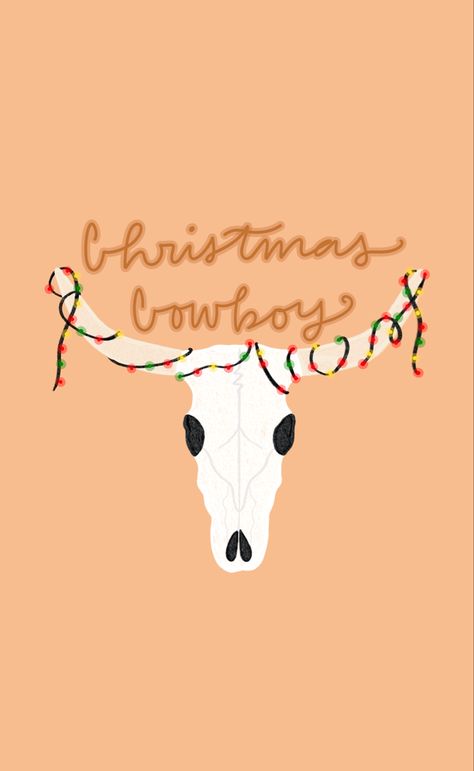 Western Christmas Wallpaper, Western Christmas, Cowboy Western, Christmas Wallpaper, Christmas Lights, Cow, Cowboy, Christmas