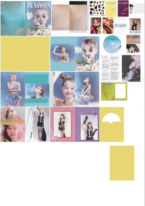 Im Nayeon Twice Mini Albu  Template Plantilla Mini Template, Diy Mini Album, Twice Album, Kpop Album, Kpop Diy, Lomo Card, Kpop Merchandise, Pop Albums, Album Diy