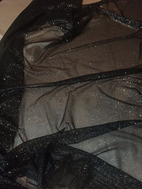 Glitter Fabric Texture, Tulle Fabric Texture, Tulle Clothes, Star Shawl, Black Tulle Dress, Rhinestone Fabric, Black Lace Fabric, Black Color Palette, Prom 2023