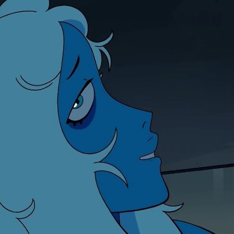 Blue Diamond Side Profile, Blue Diamond Steven Universe Icon, Blue Diamond Aesthetic, Blue Diamond Pfp, Blue Diamond Wallpaper, Diamante Azul Steven Universe, Steven Universe Blue Diamond, Blue Diamond Su, Blue Diamond Steven Universe