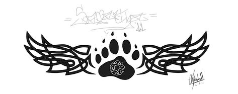 Bear Paw Tattoo, Bear Paw Tattoos, Paw Tattoos, Tattoo Celtic, Celtic Bear, Bear Tattoos, Paw Tattoo, Celtic Tattoos, Bear Paw