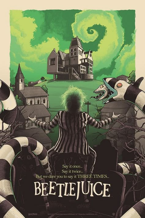 Helloween Wallpaper, Beetlejuice Movie, Beetlejuice Halloween, Tim Burton Art, Tim Burton Movie, Michael Keaton, Pop Culture Art, Lithograph Print, Beetlejuice