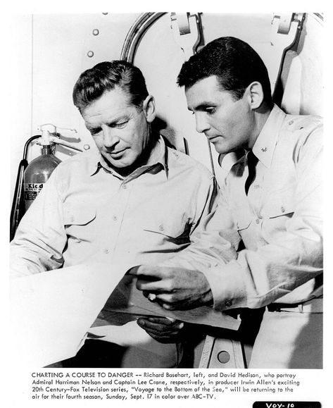 David Hedison, Jonathan Livingston Seagull, Richard Basehart, Friendship Forever, Irwin Allen, Bottom Of The Sea, Great Tv Shows, Livingston, Facial Expressions