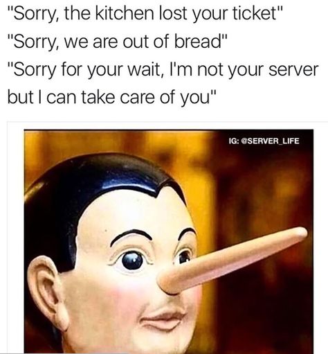 Waitress Humor, Restaurant Memes, Server Humor, Server Memes, Medical Memes, Server Life, Body Workout Plan, Sum Up, The Last Time