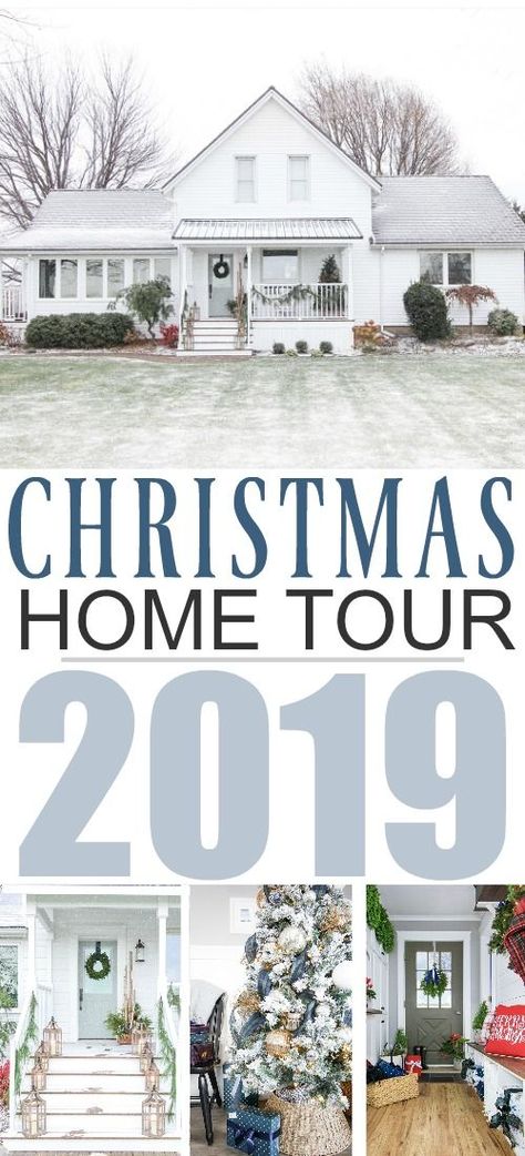 Christmas Tour Of Homes Decorating Ideas, Whole House Christmas Decor, Christmas House Tours Holiday Decorating, Little White Houses Christmas Decor, Christmas Tour Of Homes, Christmas Home Tours Inspiration, Homes Decorated For Christmas, Christmas Home Tour 2022, Hobby Lobby Christmas Decor Ideas 2022