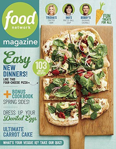 Starting at $5: Choose from 100 best-selling print magazines. October 20 2019 at 10:31AM. Amazon Goldbox Deals. #Shopping #Deals #USA #Discount Four Cheese Pizza, Owl Craft, Rhubarb Crumble, Ham Soup, Food Network Magazine, Star Food, Food Magazine, Magazine Subscription, Easter Recipes