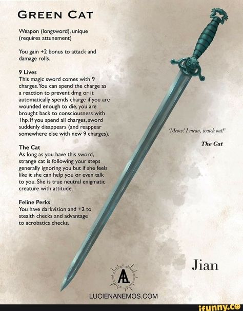 Dnd Homebrew Swords, Magic Longsword 5e, 5e Artifacts, Dnd 5e Homebrew Longsword, D&d Items, Dnd Loot, True Neutral, Homebrew Items, Guerriero Samurai