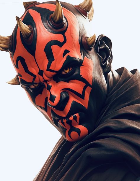 Darth Maul Tattoo, Darth Maul Art, Star Wars Illustration, Darth Sidious, Star Wars Sith, Dark Side Star Wars, Star Wars Characters Pictures, Star Wars Tattoo, Sith Lord