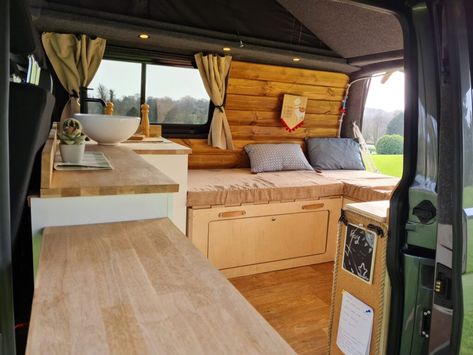 The van has been converted to the highest specification and quality with a cosy wood interior. On board there is 12v switch panel for … Read more Rai -- VW T6 SWB Cosy camper - very low mileage T5 Conversion Interior, T4 Camper Conversion, Camper Van For 4, T6 Camper Interior Ideas, Vw T6 Conversion, T6 Camper Interior, T5 Interior Ideas, Vw T6 Camper Conversion, Swb Van Conversion