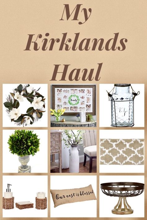 My Kirklands Haul Kirklands Home Decor, Kirkland Home Decor, Hgtv Fixer Upper, U Tube, Simplify Your Life, New Stuff, Fixer Upper, Free Printables, Home Decor Ideas