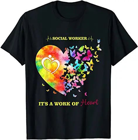 Social Worker Shirts, Social Worker Gifts, Heart Butterfly, Halloween Face Mask, Butterfly Gifts, Cricut Craft Room, Cricut Craft, Nursing Tshirts, Social Worker