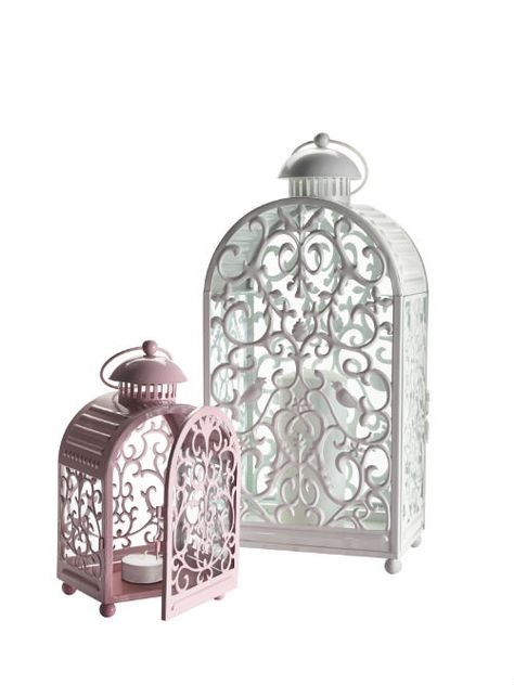 IKEA Fan Favorite: GOTTGÖRA lanterns. Perfect for weddings and front porches, the warm light from the candle shines decoratively through the pattern on the lantern. Ikea Lantern, Ikea Lanterns, Ikea Fans, Ikea Wedding, White Lantern, Lantern Decor, February 1st, Decor Ikea, Ikea Ideas