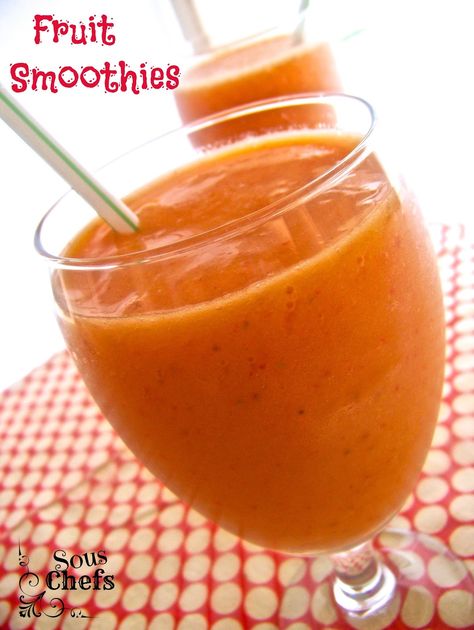 Easy Fruit Smoothies Easy Fruit Smoothie Recipes, Healthy Fruit Smoothies, Kids Juice, Jamba Juice, Peachy Keen, Magic Recipe, Juicing For Health, Strawberry Smoothie, Fruit Drinks