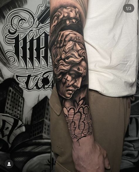 Potrait Tattoo, Animal Tatoos, Calf Sleeve Tattoo, Pop Culture Tattoos, Gang Tattoos, Culture Tattoos, Spider Web Tattoo, Realistic Tattoo Sleeve, Web Tattoo