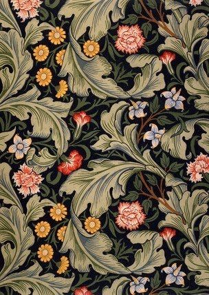 William Morris design. The Arts and Crafts Movement in the UK sought to return people to the art of making things by hand.: William Morris Wallpaper, William Morris Patterns, Morris Wallpapers, William Morris Art, William Morris Designs, Design Movements, Grafic Design, 수채화 그림, British Art