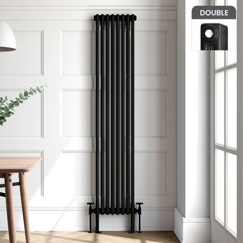 Victorian Radiators, Classic Column, Column Radiator, Traditional Radiators, Vertical Radiators, Column Radiators, Entertainment Area, Radiator Valves, Designer Radiator