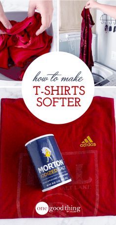 Soften T Shirts, Laundry Tips, Diy Cleaners, Diy Spring, Vintage Soft, Cleaning Ideas, Diy Shirt, Clothing Hacks, Diy Cleaning Products