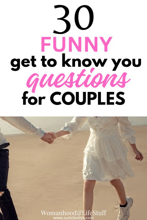 funny get to know you questions for couples Get To Know You Questions Funny, Married Couples Question Game, Funny Questions To Ask Your Partner, Question Game For Couples Relationships, Games For Couples Question, Get To Know Your Spouse Questions, Get To Know Your Partner Questions, Fun Questions To Ask Your Partner, Funny Get To Know You Questions