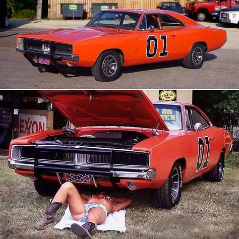 General Lee Car, Hot Rods Cars Muscle, General Lee, Tv Cars, Dodge Muscle Cars, Mopar Cars, Mopar Muscle Cars, Chevy Muscle Cars, Best Muscle Cars