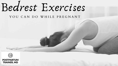 Bed Rest Pregnancy, Healthy Postpartum, Exercise During Pregnancy, Bed Rest, Strong Legs, Lower Belly Fat, Hard Workout, Stay Active, Pregnancy Workout