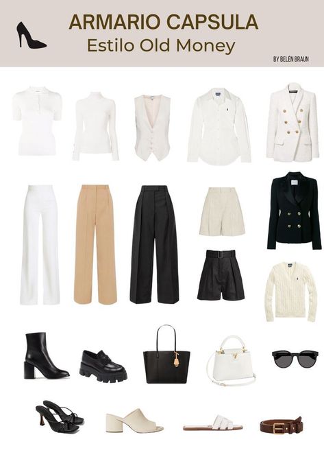 Old Money Basics Clothes, Classy Capsule Wardrobe, Work Outfits Fashion, Estilo Old Money, Minimalist Wardrobe Capsule, Most Paused Movie Scenes, Fashion Capsule Wardrobe, Fashion Top Outfits, Shein Outfits