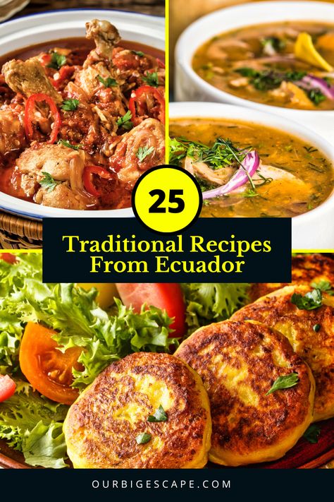 Non American Dinner Ideas, Ecuadorian Soup, Ecuador Food Recipes, Ecuadorian Chicken Recipes, Easy Latin Dinner Recipes, Equador Food Recipes, Traditional American Recipes, Ecuador Recipes, Indigenous American Recipes