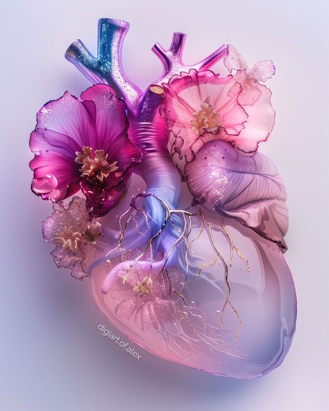 💜 Ocean heart, a symbol of nature's delicate art. These AI-crafted hearts, adorned with coral's charm, remind us of the ocean's calm. 🐚✨🪸 In the depths where sunlight fades, Coral hearts in beauty cascade. Colors vivid, life embraced, In the ocean's warm embrace. With petals soft and branches wide, They tell a tale of the ocean's pride. A dance of life, both fierce and mild, In every heart, a story wild. Let's cherish these wonders, fragile and rare, And show the ocean that we care. For in... Heart Shaped Things, Guarded Heart, Human Heart Art, Medical Artwork, Embrace Art, Flower Hearts, Environment Projects, Ocean Heart, Iphone Wallpaper Glitter