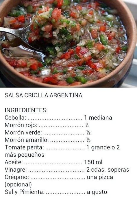 Argentina Asado Recipe, Argentina Recipes, Argentine Recipes, Argentinian Food, Argentina Food, Latin American Recipes, Pickled Veggies, Koh Tao, Open Water