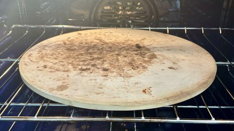 How To Clean Your Pizza Stone Without Ruining It - Chowhound How To Clean A Pizza Stone, Clean Pizza Stone, Pizza Stones, Cooking Stone, British Baking, Pizza Bake, Perfect Pies, Baking Project, How To Make Pizza