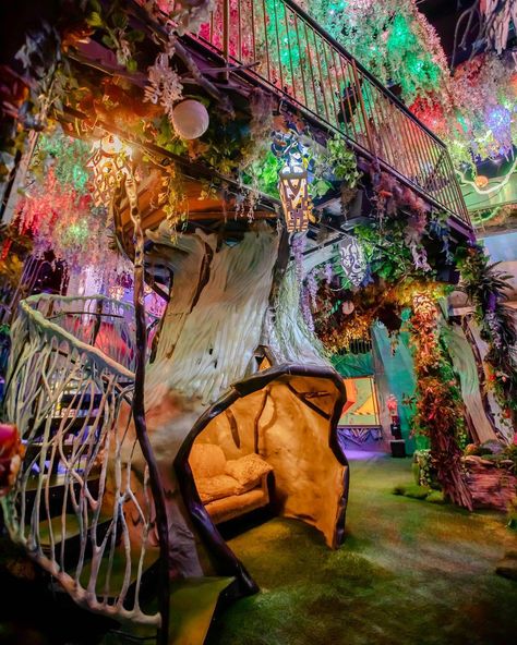 Santa Fe Meow Wolf, Meow Wolf House Of Eternal Return, House Of Eternal Return, New Age Bedroom, Meow Wolf Santa Fe, Meow Wolf, Eternal Return, Dream House Rooms, Santa Fe Nm