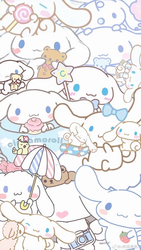 Cute Cinnamoroll, 3d Wallpaper Cute, ليلو وستيتش, Hello Kitty Wallpaper Hd, Walpaper Hello Kitty, Iphone Wallpaper Kawaii, Wallpaper Doodle, Cute Galaxy Wallpaper, Hello Kitty Backgrounds