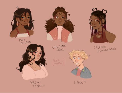 Pjo Aphrodite, Heart Shaped Hair, Aphrodite Cabin, Cabin 10, Piper Mclean, Harry Potter Comics, Percy Jackson Fan Art, Percy Jackson Characters, Percy Jackson Memes