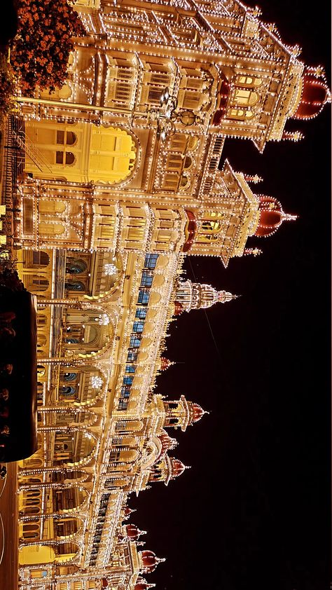 Mysore Palace Interior Design, Mysore Place Images, Indian Palaces Aesthetic, Indian Kingdom Aesthetic, Mysore Palace Lighting, Mysore Lighting, Indian Royal Palace Aesthetic, Mysuru Palace Aesthetic, Mysore Snapchat Story